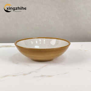 <span class=keywords><strong>Set</strong></span> Perlengkapan Makan Stoneware Mewah Gaya Nordic Barat, Lapisan Kuning Matt, Keramik Rumah Tangga, Aman untuk Mesin Cuci Piring, Ramah Lingkungan - Product Image 2