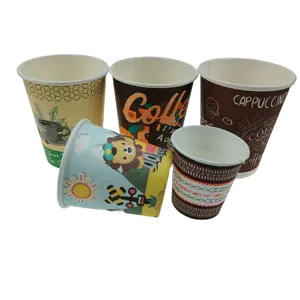 Kare özel yapılmış kahve kağıt bardak taşıyıcı düz kağıt tek kullanımlık kağıt kahve bardağı tutucu