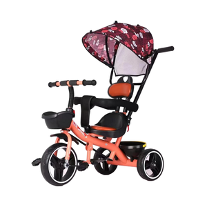 Tricycle Push 3 en 1 pour enfants avec roues en mousse et <span class=keywords><strong>parasol</strong></span> pour enfants de 2 à 4 ans - Product Image 3