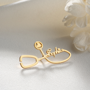 Брошь с выгравированной надписью - Product Image 1