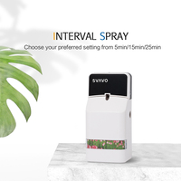 Diffuseur d'arômes pour salle de bain, WC, en plastique ABS, à fixation murale, vaporisateur automatique, désodorisant d'air, parfum d'ambiance, distributeur d'aérosol