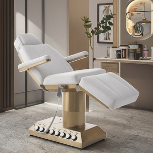 Cama de Masaje Facial Curva de Lujo, Cama Cosmética Eléctrica, Cama de Belleza Rosa para Salón de Belleza, Multifuncional - Product Image 4