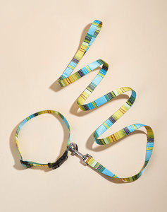 <strong>Dog</strong> Collar and Leash Set Bohemian Print Polyester Pet Lead Matching Collar Adjustable Two Piece Outfit for <strong>Dog</strong> Walking - Product Image 5