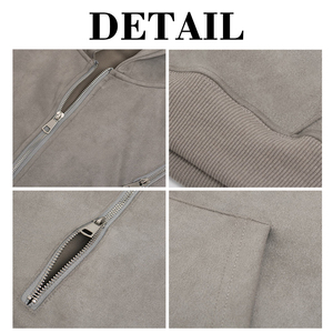 KingSen OEM – Sweat à capuche d'hiver uni en molleton bouclette 100 % coton épais, personnalisable avec logo brodé et multiples fermetures éclair, impression numérique - Product Image 6