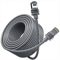 Cable Starlink Cat5e V3 de 23M/75FT, Kit Gen3 con Cubierta de PVC, Conectores RJ45, Conductor de Cobre Desnudo, Accesorios para Internet Satelital