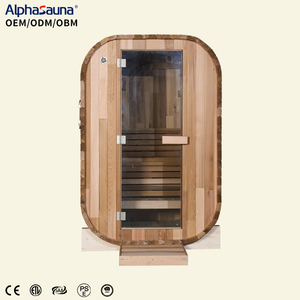 Lujo 1-2 personas al aire libre Cedar Cube Sauna Room Square Spa Sauna Cabina por fabricante - Product Image 2