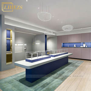 Vitrine de magasin en bois pour bijoux et meubles, comptoir, porte, vitrine en verre, aménagement de magasin, solutions de décoration commerciale - Product Image 5