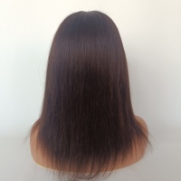 Siap Kirim Wig Kombinasi Ultra 5x5 Thin HD Lace Top Weft Back dengan Silicone Cap untuk Alopecia dan Rambut Rontok, 100% Rambut Asli Eropa Virgin