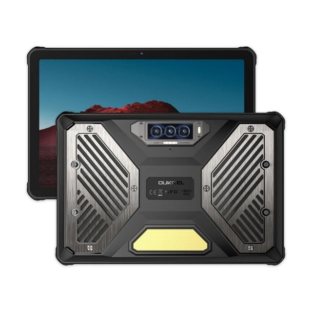 IP68 IP69K 5G Rugged Tablet 11Inch Dimensity 7400X 25000mAh 64MP Camera Android 15 OUKITEL RT10 12GB RAM 512GB Storage