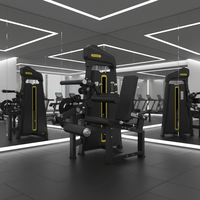 Machine professionnelle de musculation pour les jambes, extension et flexion des jambes, avec poids, fabriquée par LENDON