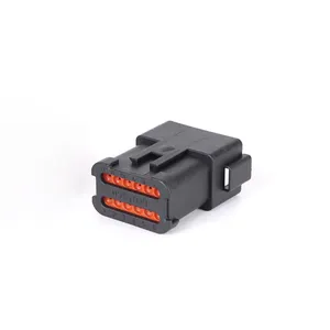 Deutsch DT Series 12PIN Automotive Waterproof Connector Harness Plug Male Terminal Plug High Cover DT04-12PA-E005