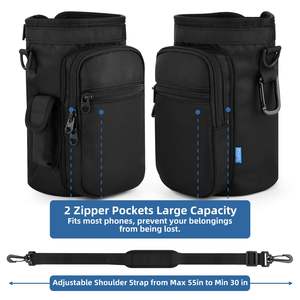 <b>Water</b> <b>Bottle</b> <b>Carrier</b> Bag <b>with</b> Phone Pocket for Stanley IceFlow 40/64oz Tumbler Insulated <b>Water</b> <b>Bottle</b> Holder Pouch <b>with</b> <b>Strap</b> - Product Image 5