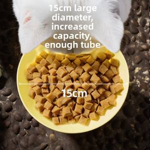 Toptan Macaron renk boyun koruma kedi maması kase Pet köpek kase anti-dökülme dinozor bacak tasarımı için su besleme çanaklar - Product Image 4