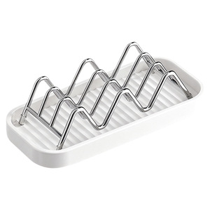 Stainless Steel Soap Dish Organizer Rectangular Self Drain For Bathroom Soap Holder - Product Image 3