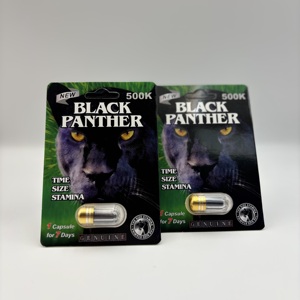 Cápsulas Black Panther de Alta Calidad, Fórmula Vegetal Suave Black Panther 500k, Cápsula Portátil de Una Unidad, Soporte Diario para Hombres Adultos - Product Image 2