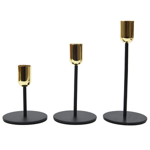 Bougeoir <span class=keywords><strong>en</strong></span> <span class=keywords><strong>cuivre</strong></span> et or rose pour dîner de table réutilisable personnalisé - Product Image 3