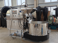 Équipement de traitement automatique du cacao de 50 kg, torréfacteur de fèves de cacao, machine à torréfier le cacao