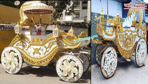 <b>Victorian</b> English Royal Horse-Drawn Carriage Wedding Decorations Trendy Australia Tourist Attraction Customizable Lightweight - Product Image 2