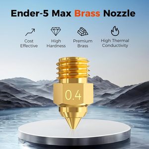 Boquilla de impresora 3D Creality de 0.4mm de latón para Hotend Ender 5 Max, accesorio - Product Image 2