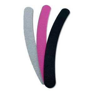 Lima de uñas de metal de espuma de media luna impresa personalizada lima de uñas <span class=keywords><strong>Jumbo</strong></span> 100/180 - Product Image 5