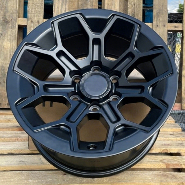 Custom-forged Aluminum Alloy Wheels for 4x4 Off-road Vehicles, 17/18-inch Deep-dish Bus Rims, Compatible with T4 and Tacoma