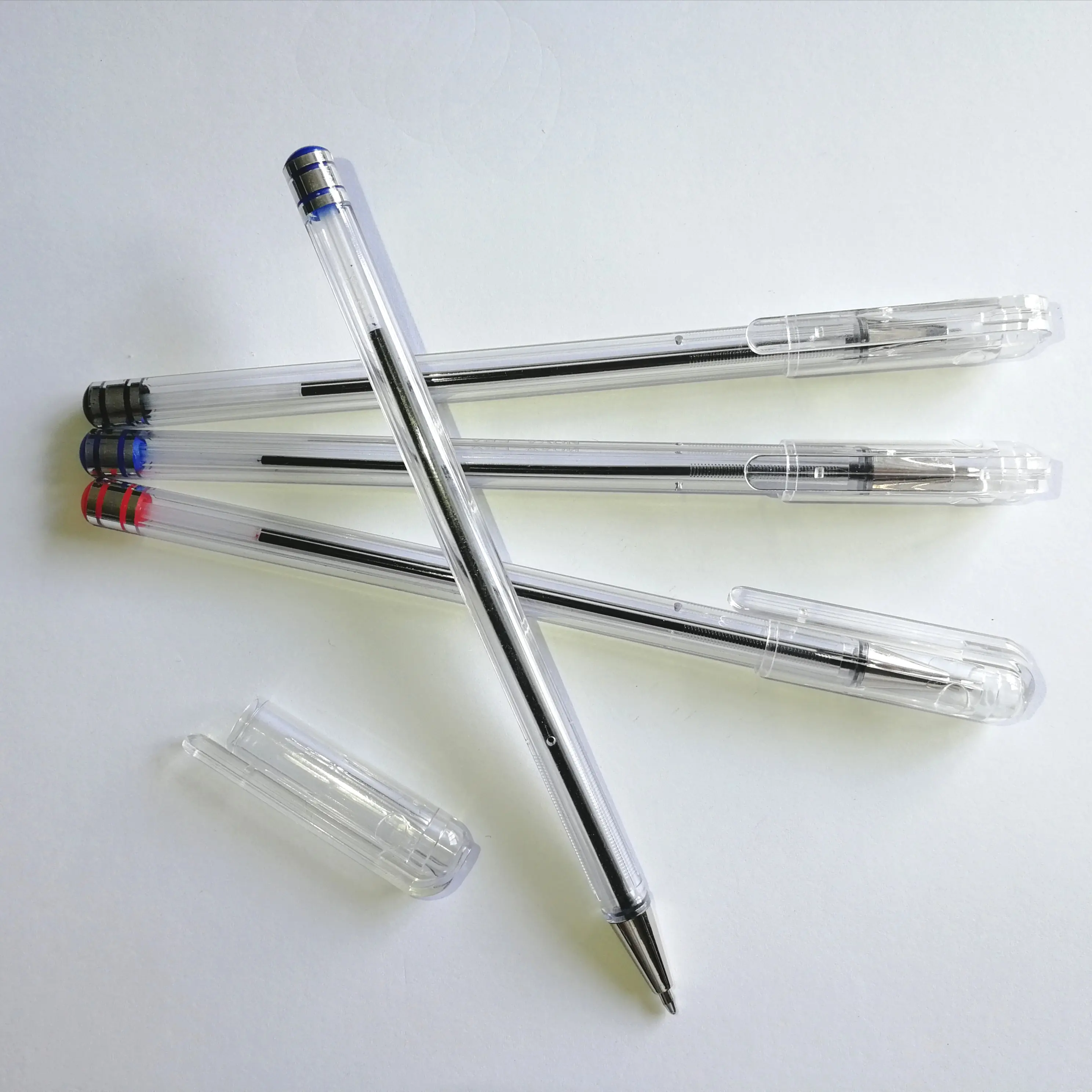 Factory Manufacture Good Quality Plastic Stick Ballpoint Pens