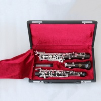 FOCUS Professional Oboe with C Key Semi-Automatic Silver-Plated FOB-300 Woodwind Instrument for Performance