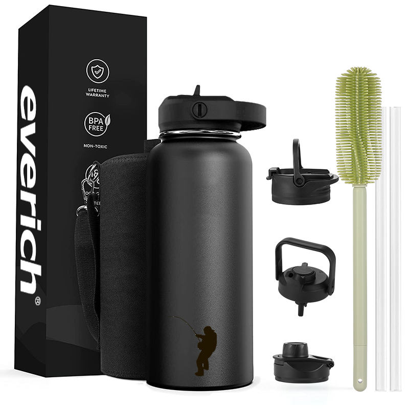 Everich Hot Powder Coated Insulated Stainless Steel Water Bottle Vacuum ...