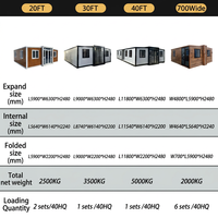 Casa Prefabricada Moderna de Lujo con Diseño Expandible para Vivienda Modular Residencial de Alta Gama