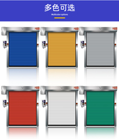Puerta de taller de refrigeración de venta directa de fábrica, puerta aislante de alta velocidad, puerta enrollable para cámara frigorífica