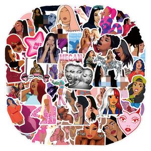 55PCS USA Sexy Singer Megan Thee Stallion Sticker - Product Image 2