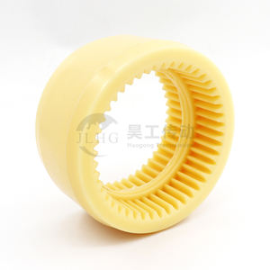 Kopling Gigi Fleksibel Presisi NL 1/2/3/4/5/6/<span class=keywords><strong>7</strong></span>/8/9 dengan Cincin Dalam Nylon untuk Poros, OEM HAOGONG - Product Image 3