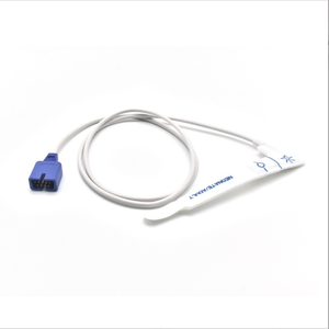 Sonde d'oxymétrie de pouls jetable Nellcor compatible 9 broches pour nouveau-nés, nourrissons, enfants et adultes, non tissée, à usage unique - Product Image 1