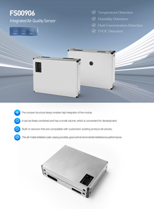 <span class=keywords><strong>Capteur</strong></span> de qualité de l'air Fosensor à faible coût, intégré, tout-en-un, pour la surveillance de la pollution atmosphérique (PM2.5, PM10, TVOC, <span class=keywords><strong>CO2</strong></span>, formaldéhyde) - Product Image 4