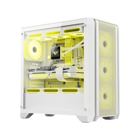 Boîtier d'ordinateur Gamer en verre TG à haut débit d'air Boîtier PC Tour de jeu ATX Boîtier de jeu