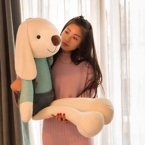 Langohriger Hase Kurzplüsch-Spielzeug Gefüllte Puppe Tröstungskissen PP-Baumwollfüllung 31-50cm Geburtstagsgeschenk Jugend Großhandel - Product Image 2