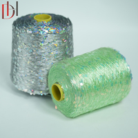 Waterdrop Sequin Fancy Yarn Dyed Multi Color 100% Polyester for Knitted Products & Textile Weaving
