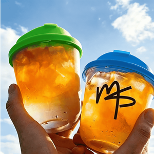 Bicchieri in PET Trasparente a Forma di U da 8oz, Monouso per Caffè, Succhi, Frullati, Tè al Latte, Personalizzabili con Logo - Product Image 4