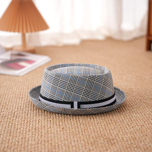 <span class=keywords><strong>Cappello</strong></span> estivo da <span class=keywords><strong>uomo</strong></span> da <span class=keywords><strong>uomo</strong></span> con <span class=keywords><strong>cappello</strong></span> a <span class=keywords><strong>bombetta</strong></span> scozzese stile nuovo <span class=keywords><strong>cappello</strong></span> alla moda britannico Porkpie - Product Image 4