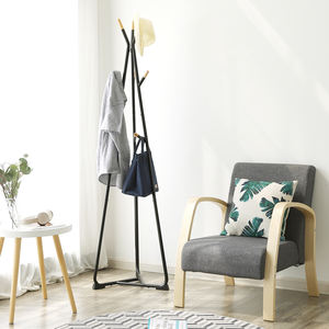 SONGMICS Hot Sale <strong>Standing</strong> Cloth Hanger Holder Modern Entryway Hall Tree Clothes <strong>Hat</strong> Coat Rack - Product Image 4