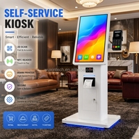 Kiosque de libre-service WUXIN 32 pouces Android/Windows pour la commande en magasin, solution de paiement, kiosque à desserts, kiosque de centre commercial