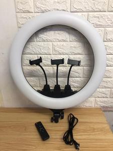 Anneau lumineux LED à intensité variable, 22 pouces, 56cm, pour Selfie, éclairage annulaire, obturateur à distance pour le maquillage en Streaming en direct, vente en gros - Product Image 4