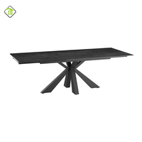 Table à manger extensible au design minimaliste moderne pour la maison, le bureau, l'hôtel, l'appartement, utilisation polyvalente dans le salon