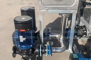 Tour d'évaporation à circuit fermé en FRP, <span class=keywords><strong>solutions</strong></span> CVC pour les usines de fabrication, système de traitement de l'eau à flux croisé, ventilateur - Product Image 6