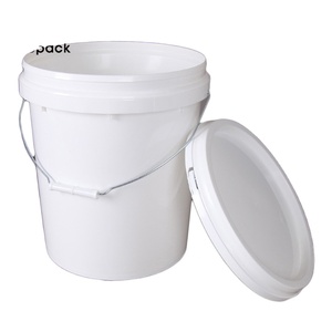 ถังพลาสติกพิมพ์ลาย PP HDPE ขนาด 10 ลิตร 15 ลิตร 20 ลิตร พร้อมฝาปิดและหูหิ้วพลาสติก - Product Image 6
