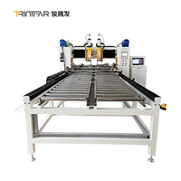 Production de soudage automatique pour panneaux de portes d'ascenseur à double tête, haute efficacité, 380V