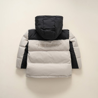 Veste d'hiver matelassée ample pour enfants Pinghu, style assorti parent-enfant, pour filles, garçons et bébés, en nylon extra-épais et tendance, avec col détachable