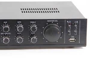 Amplificatore Audio Digitale Professionale con Porta USB <span class=keywords><strong>Radio</strong></span> FM 4-16ohm/100V Amplificatore PA F-6060 Sistema Amplificatore per Karaoke - Product Image 4