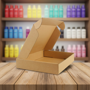 Caja de Cartón Corrugado Blanca Premium con Impresión Interior Personalizada, Caja de Lujo Tipo Avión para Regalos, Joyería, Cosméticos y Suscripciones - Product Image 1