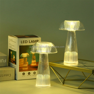 RGB Color <strong>Changing</strong> Warm White Color 3d Mushroom Led Desk Lamp Night Light Atmosphere <strong>Table</strong> Crystal Lamp for Indoor Bedroom - Product Image 6